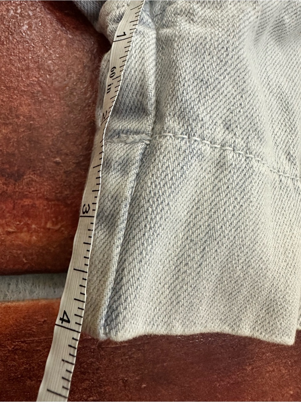 Anthropologie x Pilcro Ultra High-Rise Acid Wash Denim Shorts - Picture 8 of 9